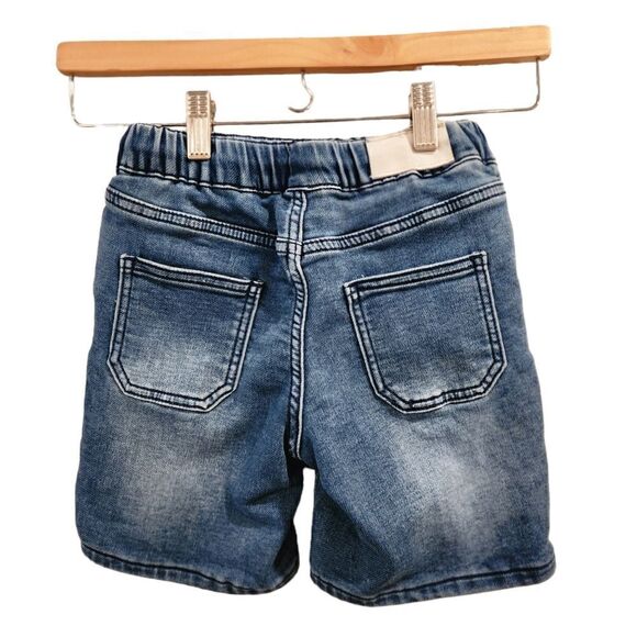 Kidpik Boys Denim Jean Shorts elastic waist Size XS 5/6 Y - Picture 2 of 4